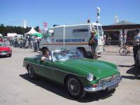 La MGC de Luc en route pour la parade  : 40 Ko - Photo Bernard Knapp