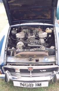 MGB_GT_V8_anglaise_moteur: photo Jrme Boly